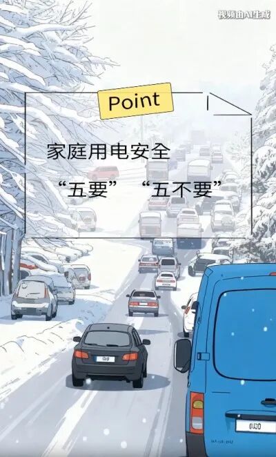 AI动画丨冬季家中取暖,牢记“五要”“五不要”秘籍